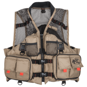 Bass Pro Shops Tournament Fishing Mesh Life Jacket - Tan - 3XL