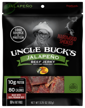 Bass Pro Shops Uncle Buck's Jalapeno Beef Jerky - 3.25 oz.