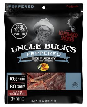 Bass Pro Shops Uncle Buck's Peppered Beef Jerky - 16 oz