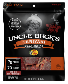 Bass Pro Shops Uncle Buck's Teriyaki Beef Jerky - 16 oz