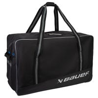 Bauer Core Wheeled Senior Hockey Equipment Bag - 2024 Model in Black/Green