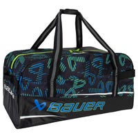 Bauer Premium Carry Junior Hockey Equipment Bag - 2024 Model in Black/Green