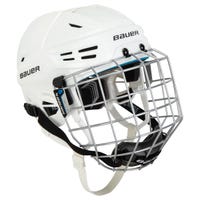 Bauer RE-AKT 55 Hockey Helmet Combo in White