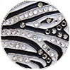 Bella Crystal Ball Marker - Zebra