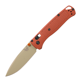 Benchmade Bugout Folding Knife with Desert Verde Cerakote Finish