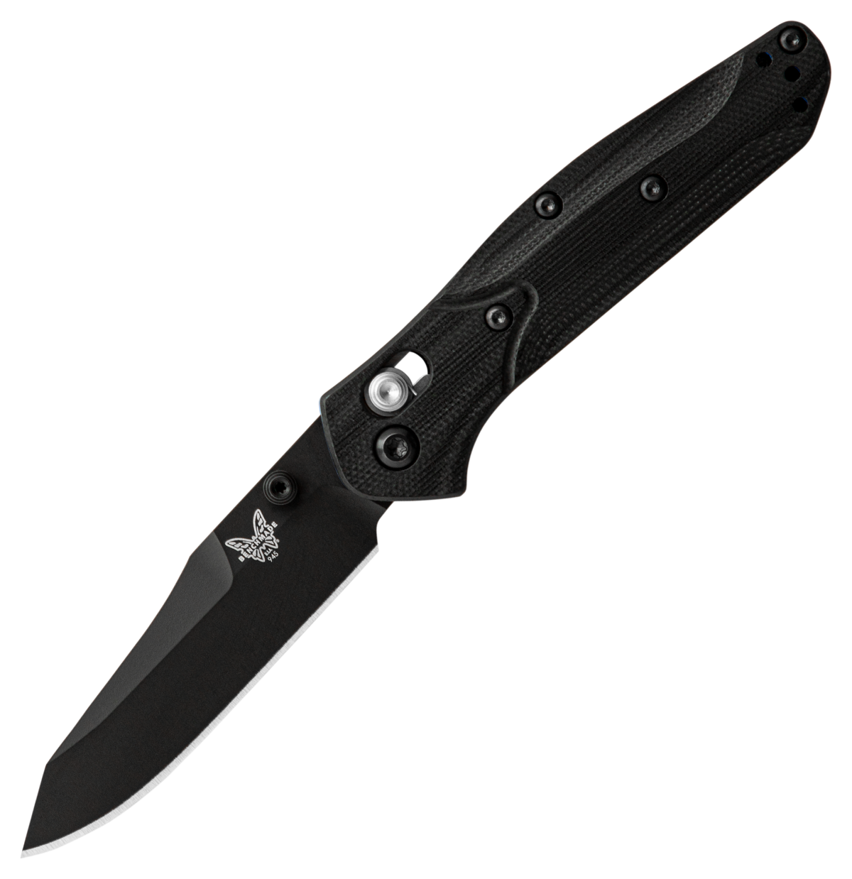 Benchmade Mini Osborne Reverse Tanto Folding Knife with G10 Grip