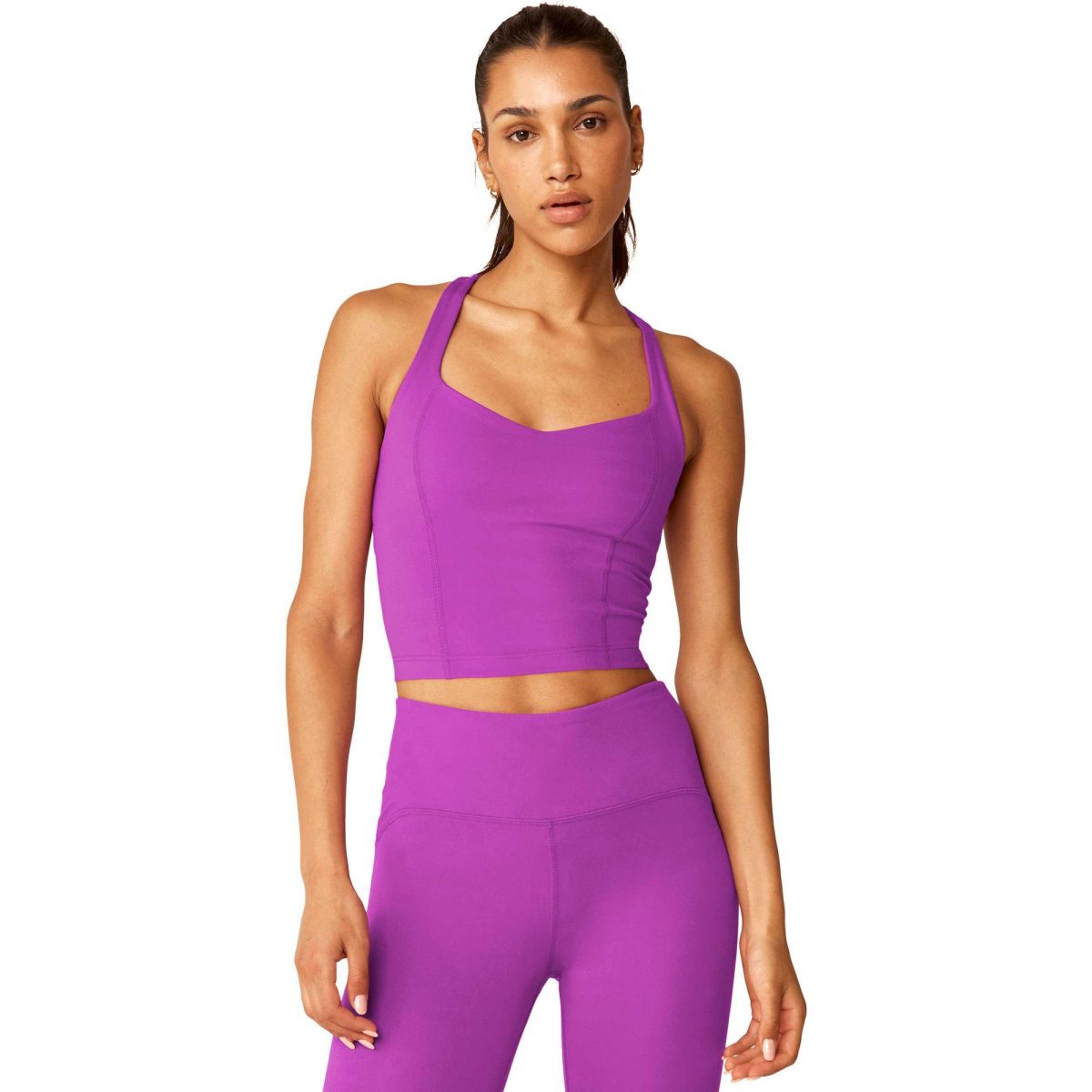 Beyond Yoga Women's POWERBEYOND Intensity Racerback Cropped Tank Top