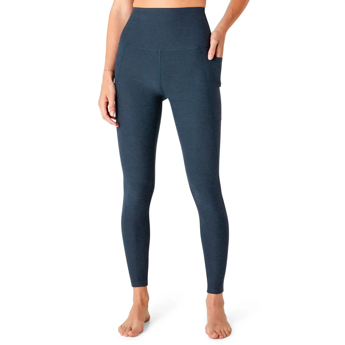 Beyond Yoga Women's Spacedye Out Of Pocket High Waisted Midi Leggings