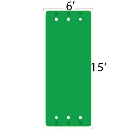 Big Moss Super G Golf Putting Green V2 - 6'x15'