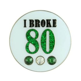 Bonjoc Ladies I Broke 80 Ball Marker