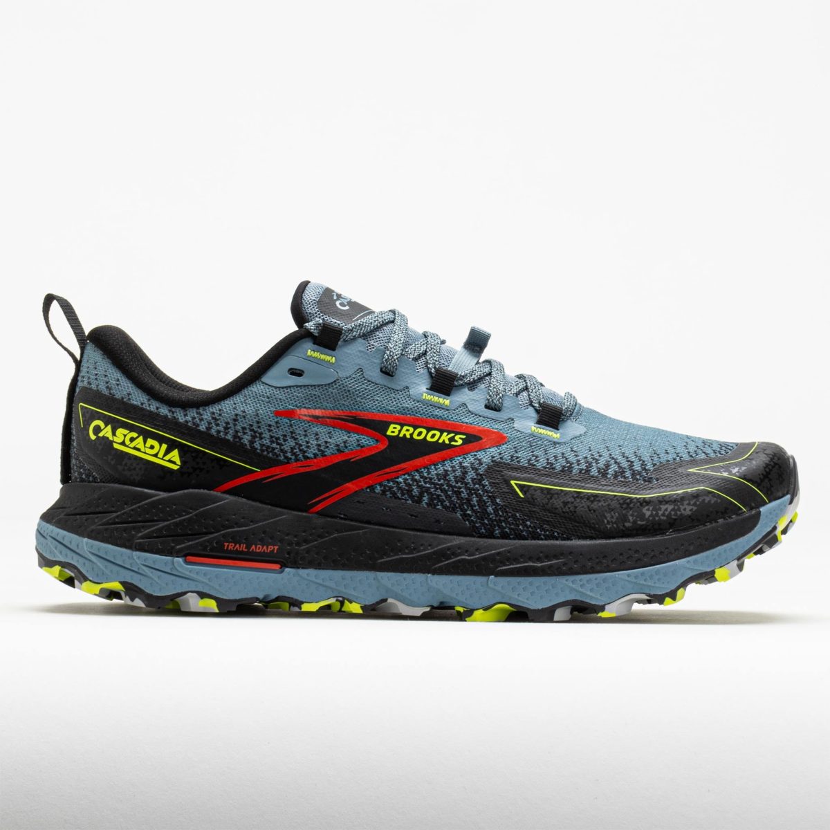 Brooks Cascadia 18 Men's Trail Running Shoes Citadel/Ebony/Lime