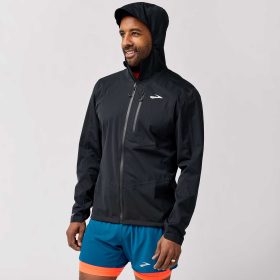 Brooks High Point Waterproof Jacket 2.0 Men's Running Apparel Black