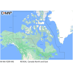 C-MAP Reveal SD Card Map Chart - Canada North & East