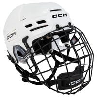 CCM Tacks 720 Senior Hockey Helmet Combo in White