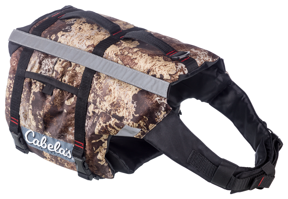 Cabela's Advanced Life Jacket for Dogs - TrueTimber Prairie - L For Dogs 60-90 lbs.