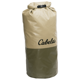 Cabela's Boundary Waters Roll-Top Dry Bag - Tan - 128L