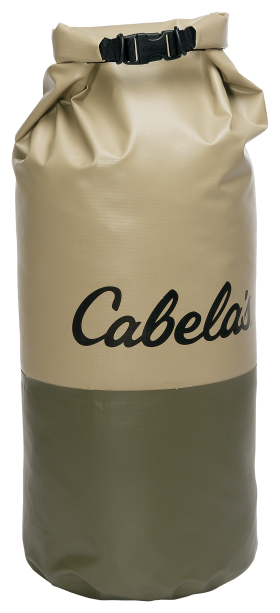 Cabela's Boundary Waters Roll-Top Dry Bag - Tan - 37L