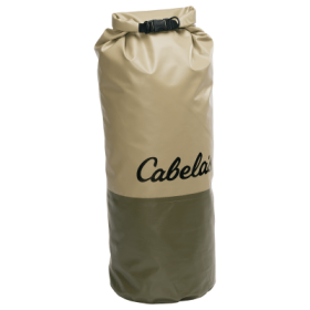 Cabela's Boundary Waters Roll-Top Dry Bag - Tan - 57L