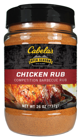 Cabela's Competition Barbecue Rub - Chicken Rub - 26 oz.