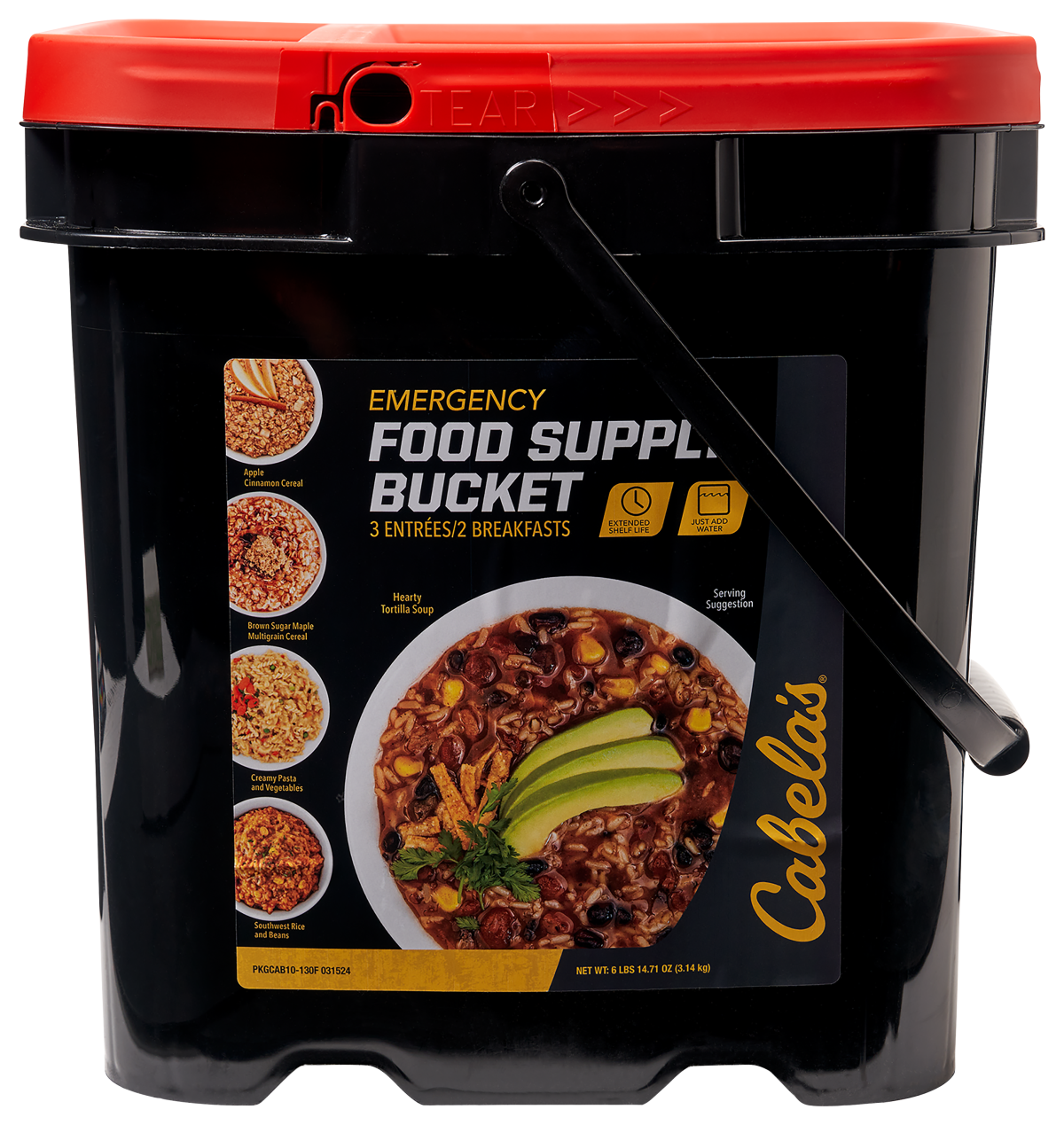 Cabela's Emergency 60-Serving Food Supply Bucket