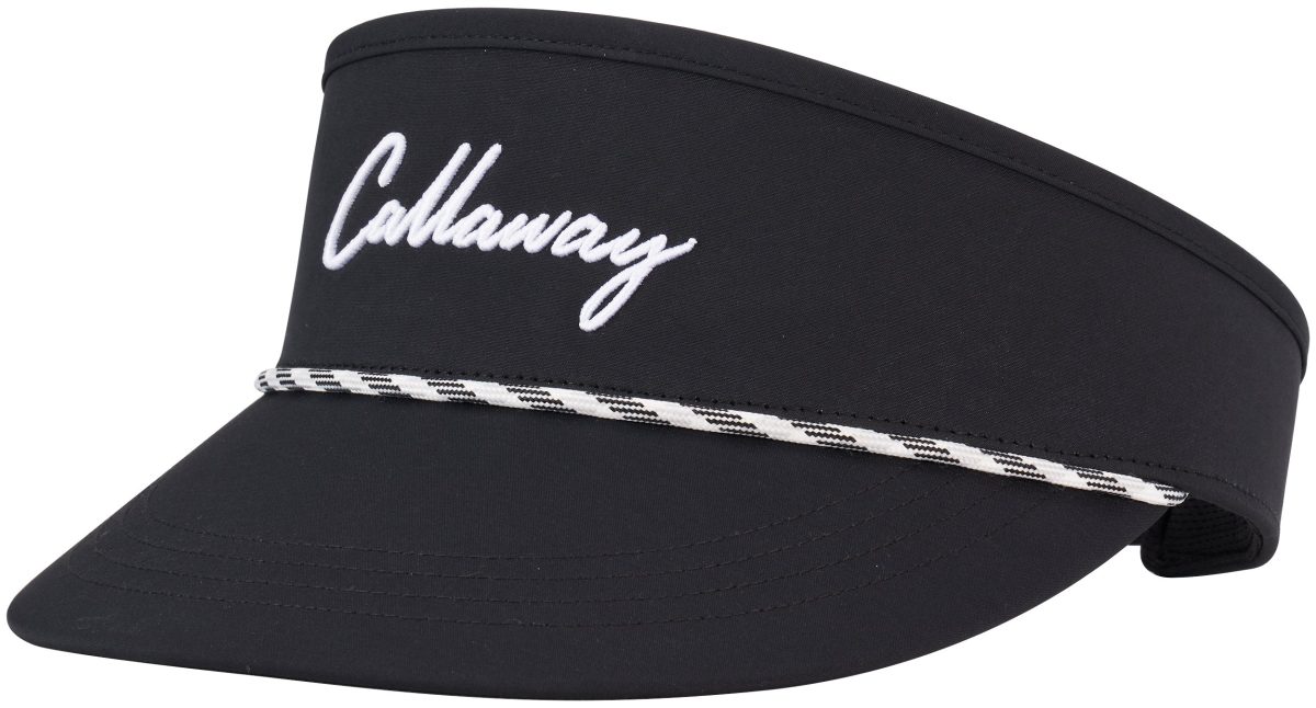 Callaway Birdie Putt Rope Men's Golf Visor - Black