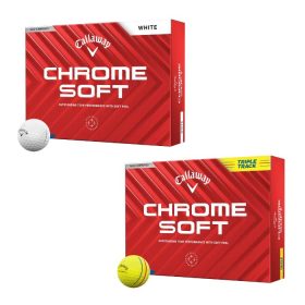 Callaway Chrome Soft 24 Golf Ball White (Sleeve/3 Ball Pack)