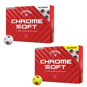 Callaway Chrome Soft TruTrack 24 Golf Ball Blue/Red