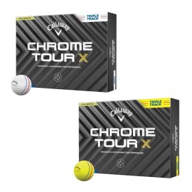 Callaway Chrome Tour X 24 Triple Track Golf Ball Yellow