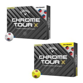 Callaway Chrome Tour X 24 TruTrack Golf Ball Blue/Red