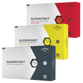 Callaway Superfast 15-Pack Golf Balls Bold Red