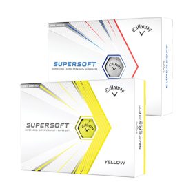 Callaway Supersoft 21 Golf Balls Yellow