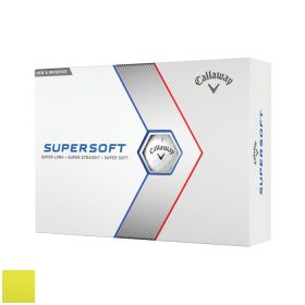 Callaway Supersoft Golf Balls Yellow