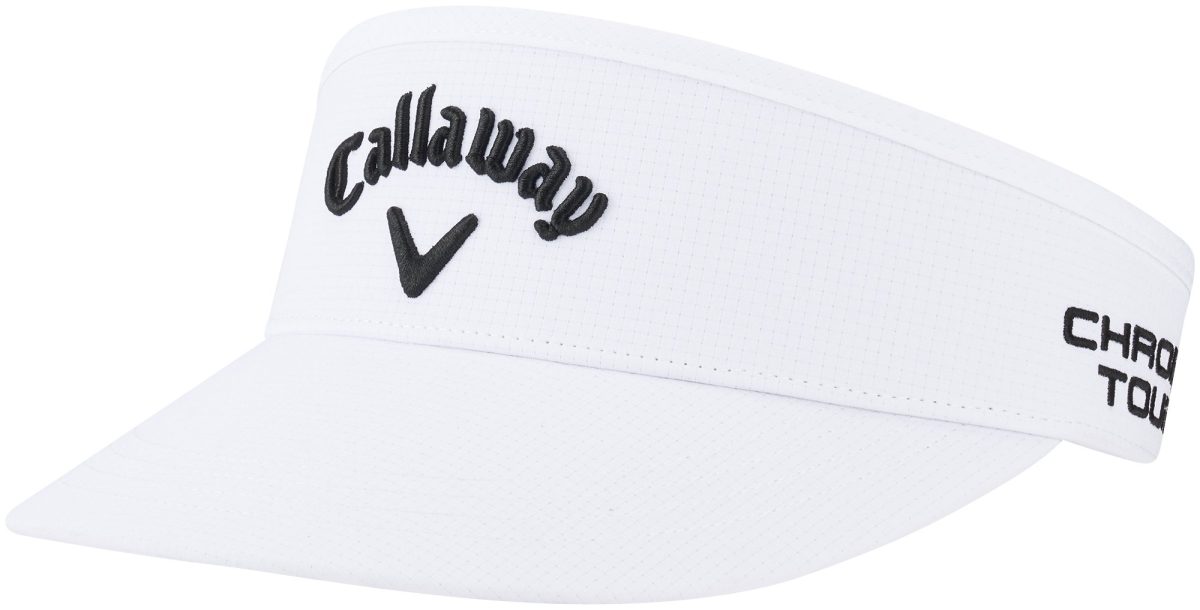 Callaway Tour Authentic High Crown Men's Golf Visor 2025 - White