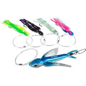 Carolina Lures Inline Yummee Bird Rigged Trolling Lure Chase Lure Kit - Blue/Silver