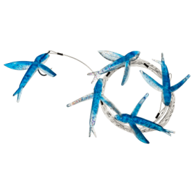 Carolina Lures Mini Yummie Flyer Daisy Chain - Blue Crystal