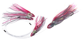 Carolina Lures Mr. Mahi Squid Flash Daisy Chain - Pink Silver