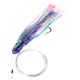 Carolina Lures Mr. Mahi Squid Flash Rig - 6'' - Silver/Blue/Pink