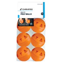 Champro 9" Brute Poly Training Balls - 6 Pack in Orange Size 6pk