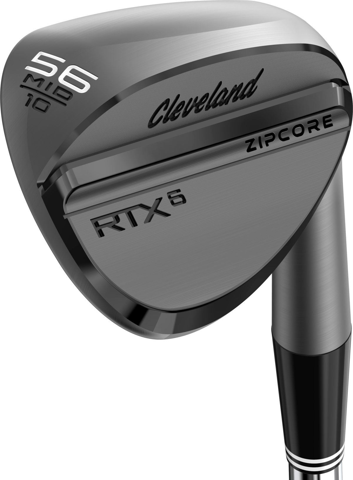 Cleveland RTX 6 Zipcore Wedges - Black Satin/Graphite Shaft - RIGHT - BLACK - 52.10 - Golf Clubs