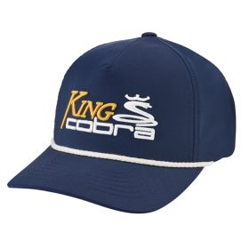 Cobra King Cobra Rope Snapback Cap Navy