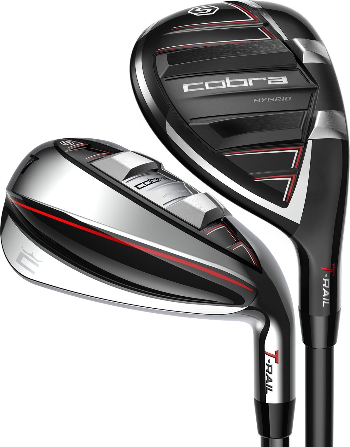 Cobra T-Rail 3 Hybrid Combo Iron Set - 5H,6-PW,SW - SENIOR - RIGHT - Golf Clubs