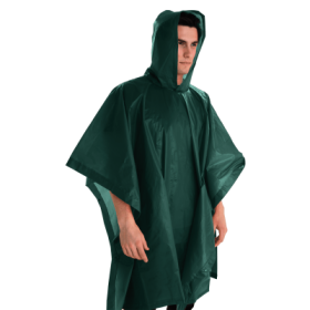 Coghlan's Lightweight Rain Poncho with Carrying Bag - Green