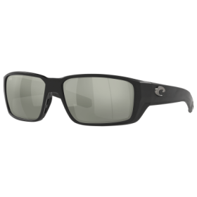 Costa Del Mar Fantail PRO 580G Glass Polarized Sunglasses - Matte Black/Gray Silver Mirror - Large