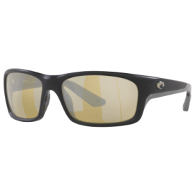 Costa Del Mar Jose PRO 580G Glass Polarized Sunglasses - Matte Black/Sunrise Silver Mirror - Large