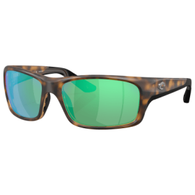 Costa Del Mar Jose PRO 580G Glass Polarized Sunglasses - Matte Tortoise/Green Mirror - Large