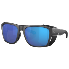 Costa Del Mar King Tide 6 580G Glass Polarized Sunglasses - Black Pearl/Blue Mirror - X-Large