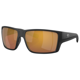 Costa Del Mar Reefton PRO 580G Glass Polarized Sunglasses - Matte Black/Gold Mirror - X-Large