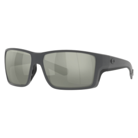 Costa Del Mar Reefton PRO 580G Glass Polarized Sunglasses - Matte Gray/Gray Silver Mirror - Large