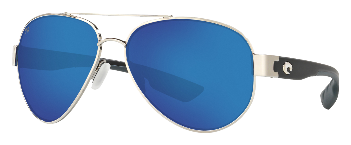 Costa Del Mar South Point 580G Glass Polarized Sunglasses - Palladium/Blue Mirror - Small