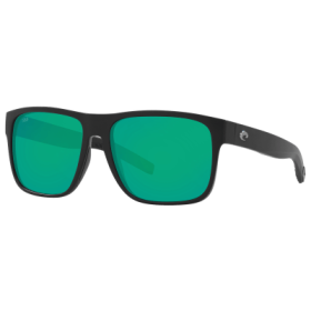 Costa Del Mar Spearo XL 580G Glass Polarized Sunglasses - Matte Black/Green Mirror - X-Large